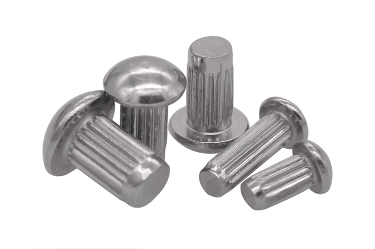 Aluminum Hammer Drive Screws Knurled Rivets for Name Plates Details about   Solid Pure Copper 