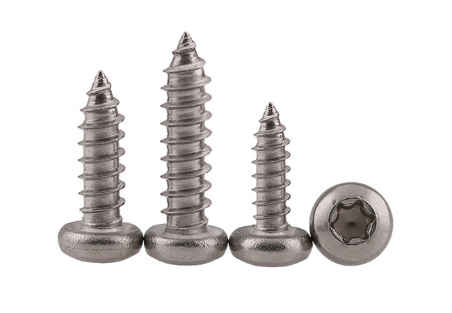 Assortment of pan head tapping screws, stainless steel, diameter 4.2 mm,  ISO 14585 / DIN 7981, pan metal screw with hexalobular socket (Torx) T20,  material A2 (VA / V2A) : : DIY & Tools